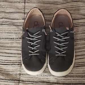 Hey Dude Black and White Women's Sneakers